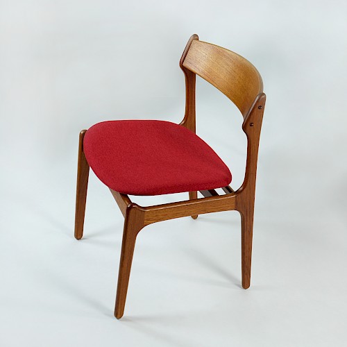 Set of 4 Teak Mod. 49 Chairs by Erik Buch