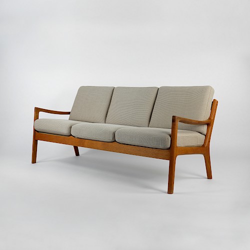‘Senator’ Teak 3-Seater Sofa by Ole Wanscher