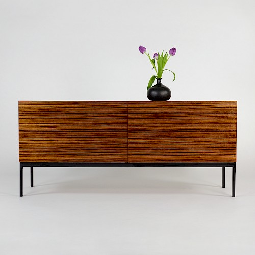 Midcentury Zebrano Lowboard